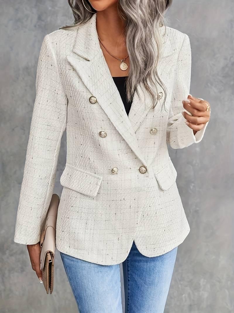 Abigail – langärmliger blazer mit reverskragen - LOVEZOE