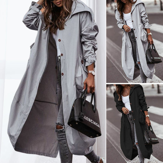 Lässige Einreihige Taschenjacke für Damen