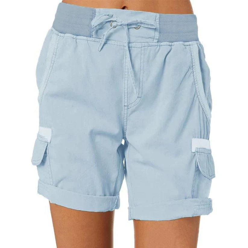 Mona – shorts mit hoher taille - LOVEZOE