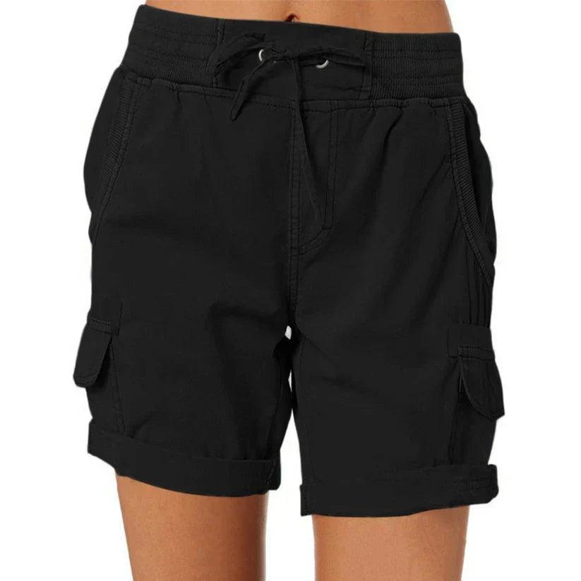 Mona – shorts mit hoher taille - LOVEZOE