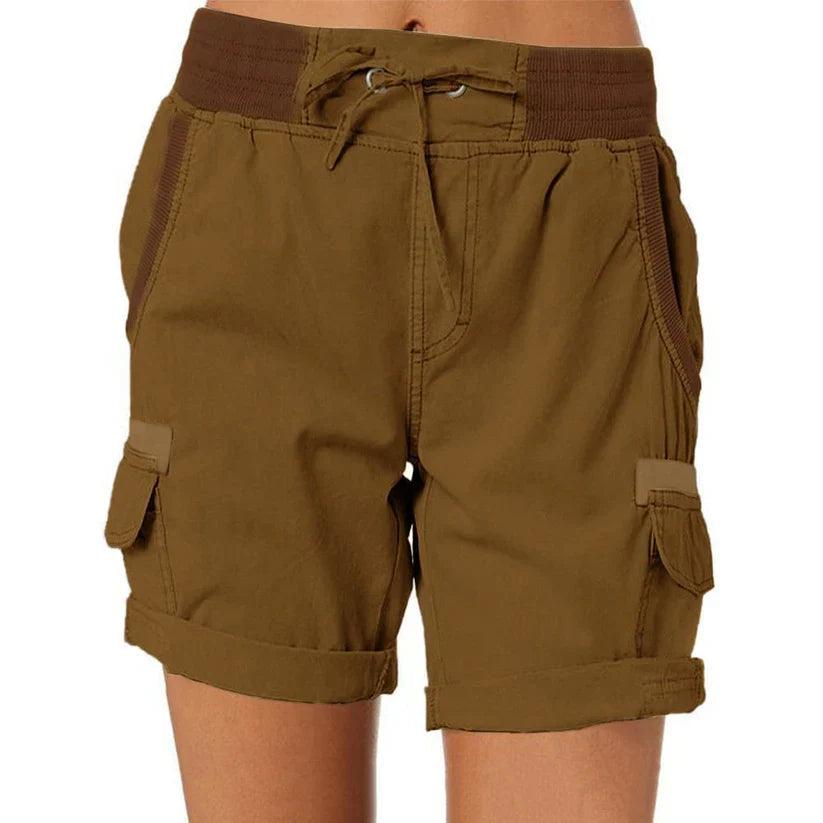 Mona – shorts mit hoher taille - LOVEZOE