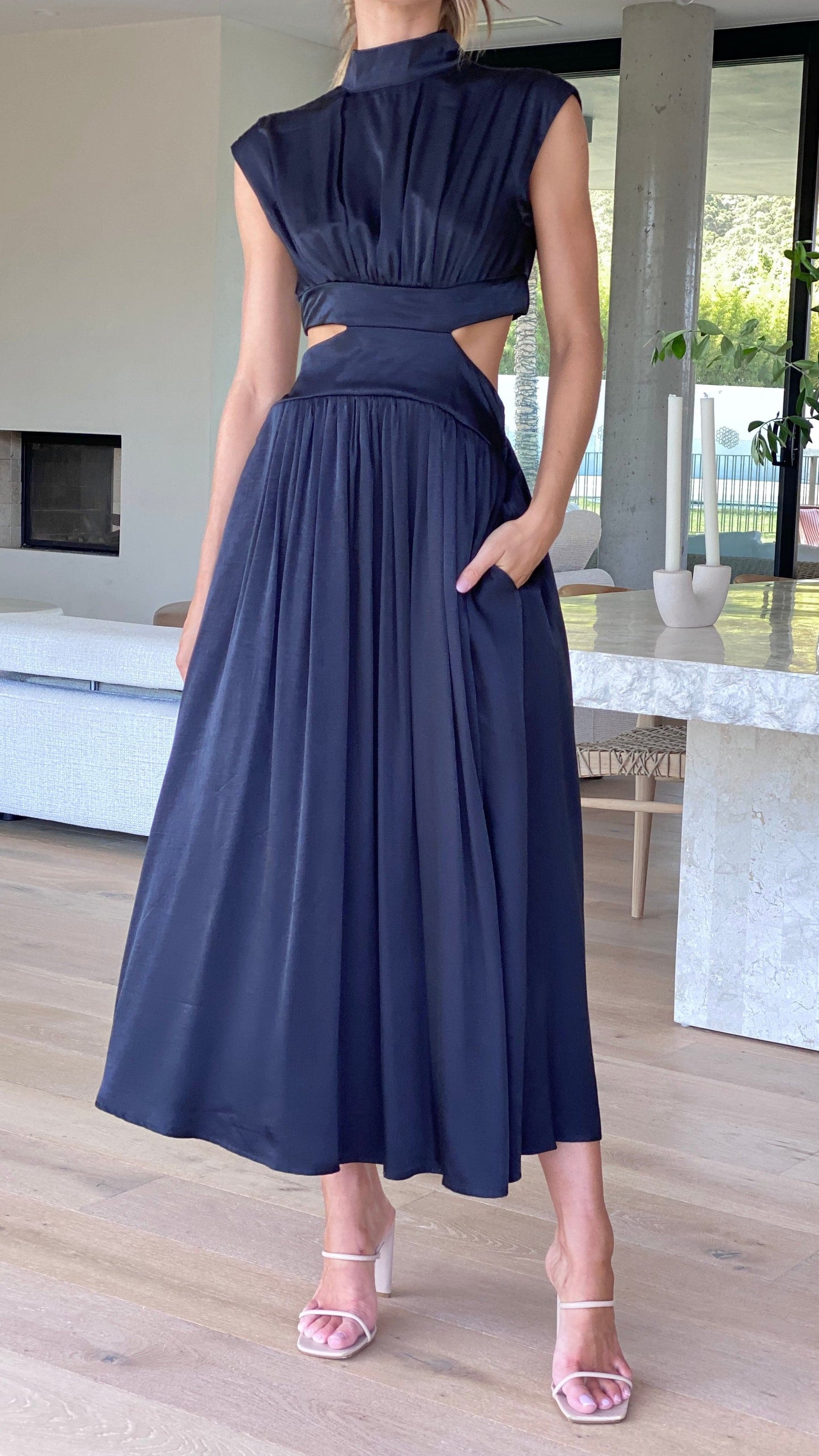 Chloey | Langes elegantes Maxikleid