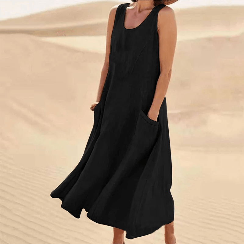 Lydia – vielseitiges sommerkleid mit taschen - LOVEZOE